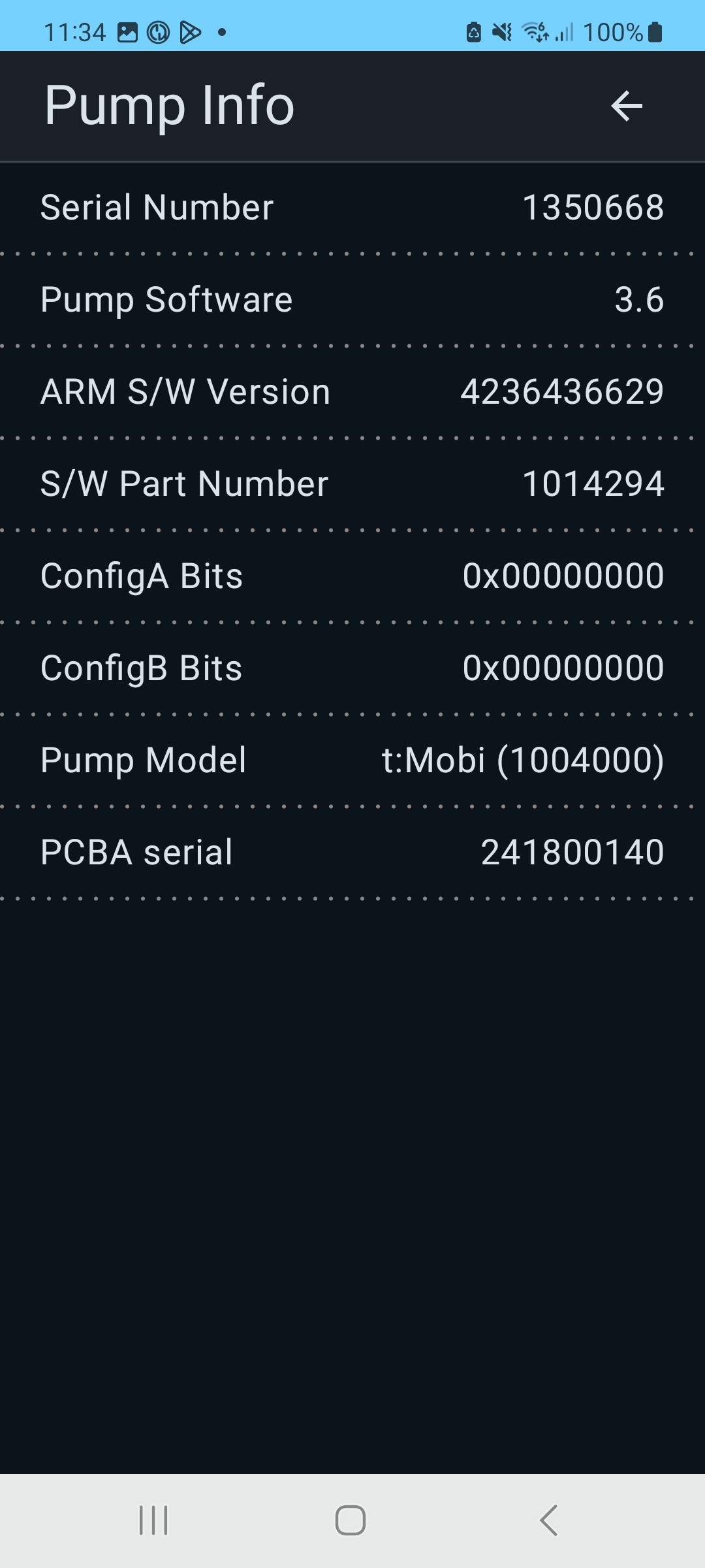 Pump Info